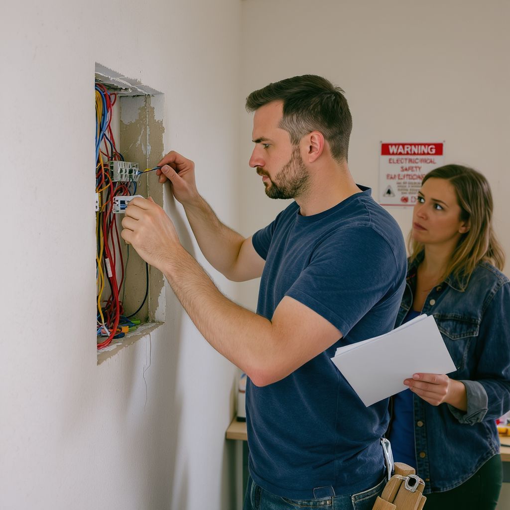 A DIY villanyszerelés súlyos balesetekhez vezethet.