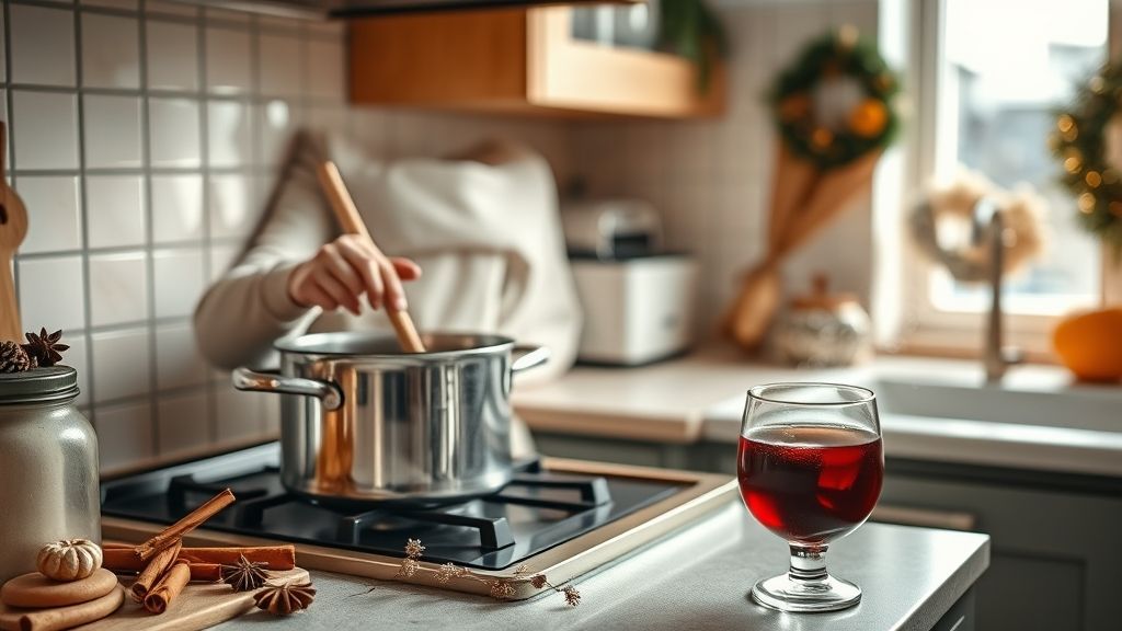 A klasszikus forralt bor narancsot és fahéjat tartalmaz.