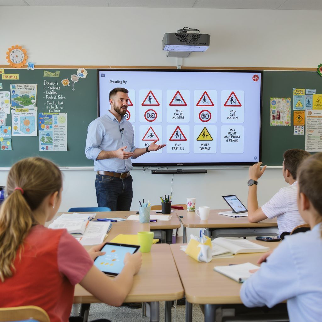 A digitális oktatás forradalmasítja a KRESZ tanulását.