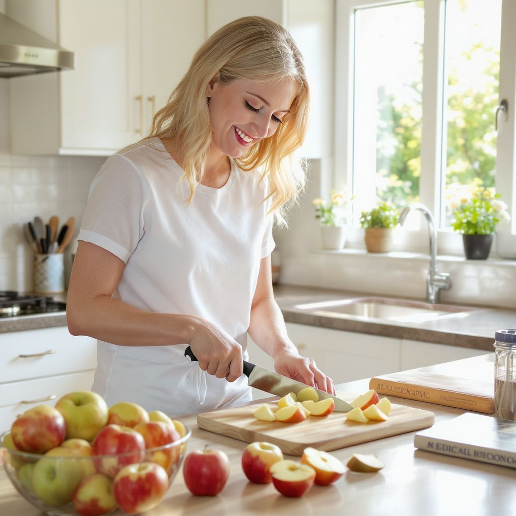 Az alma gazdag antioxidánsokban, javítja az egészséget.