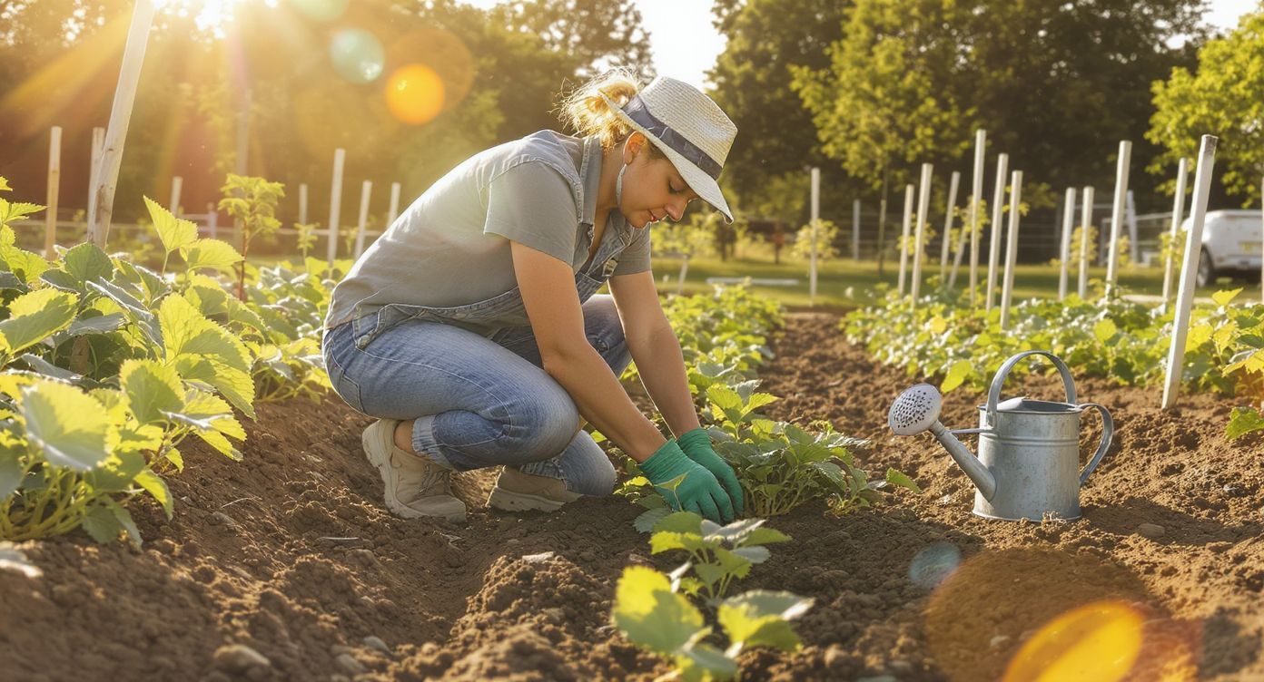 A palánta megfelelő ültetése garantálja a bőséges termést.