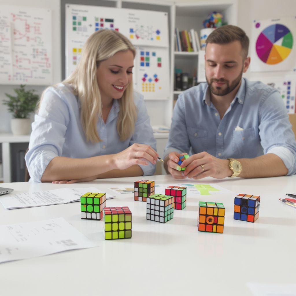 A Rubik-kocka gyakorlás segít a problémamegoldó képesség fejlesztésében.