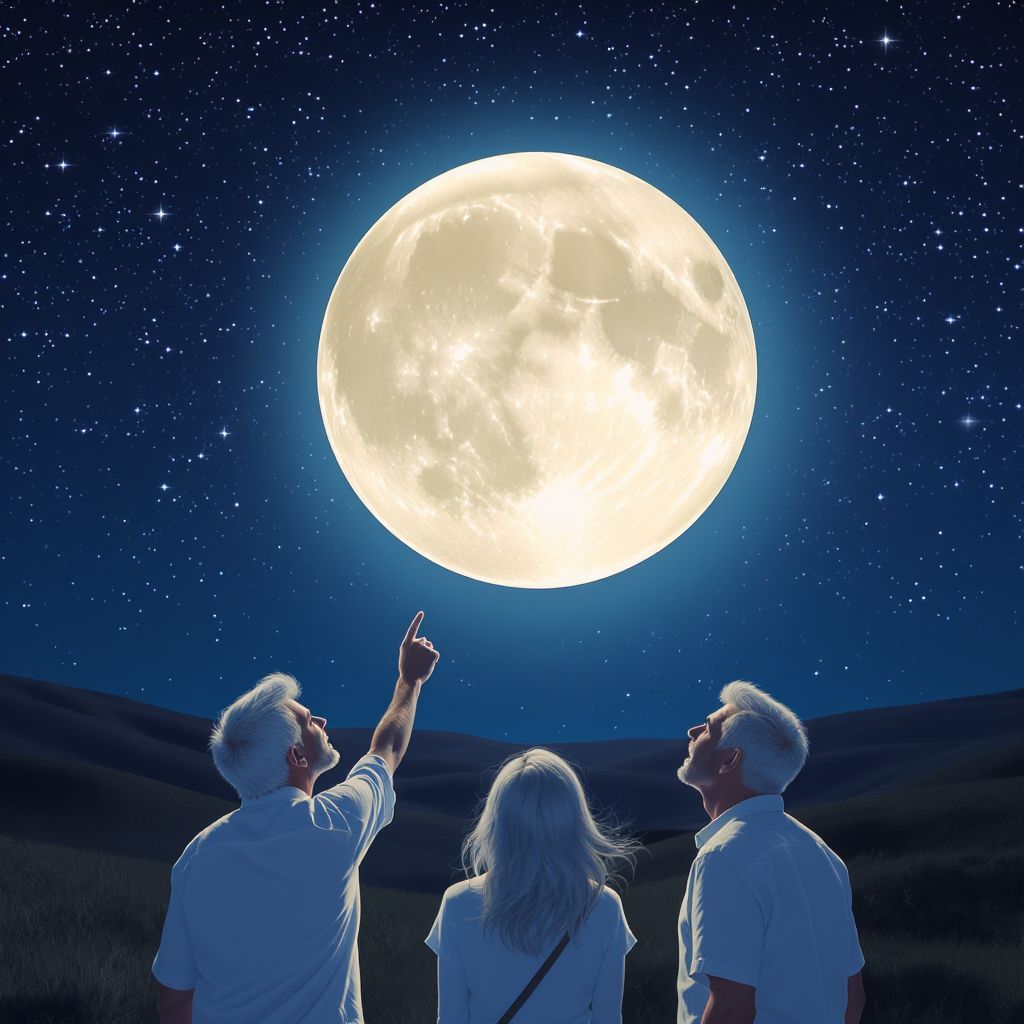 A Hold távolsága a Föld gravitációs hatásai miatt változik.