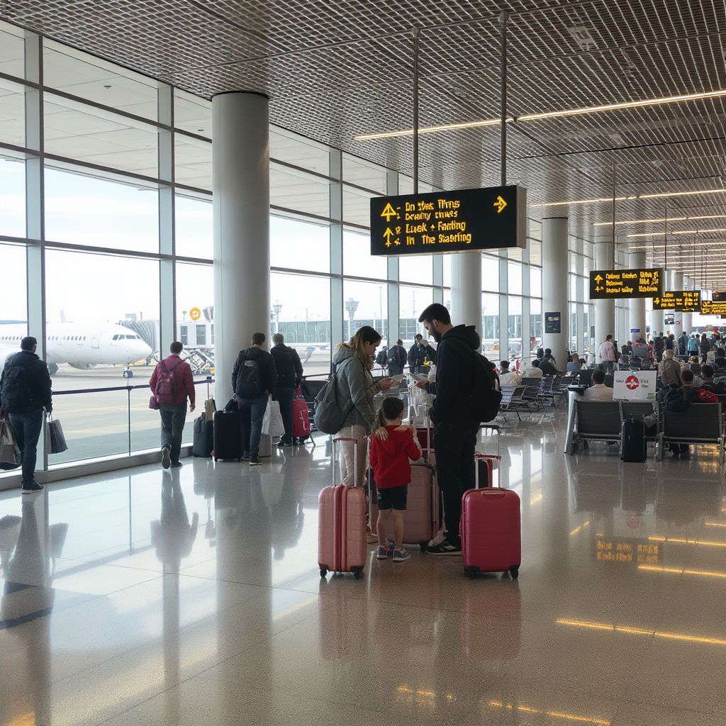 A beszállás időpontja eltér belföldi és nemzetközi járatokon.