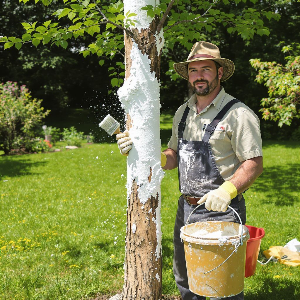 A meszelés megvéd a kártevőktől és betegségektől.
