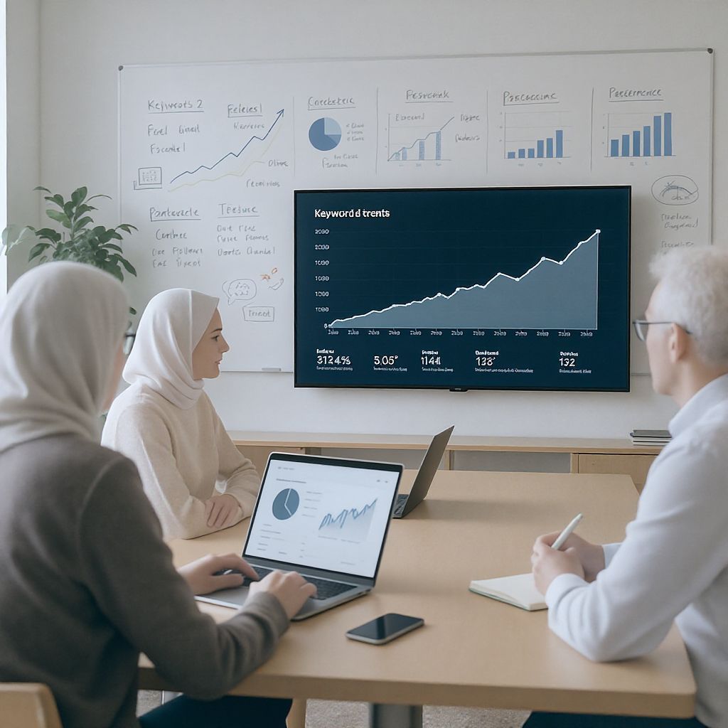 A kulcsszavak folyamatos nyomon követése növeli a találati arányt.