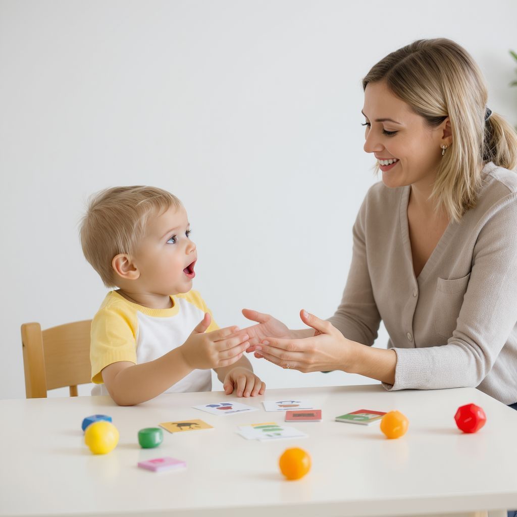 A korai logopédiai beavatkozás javítja a beszédfejlődést.