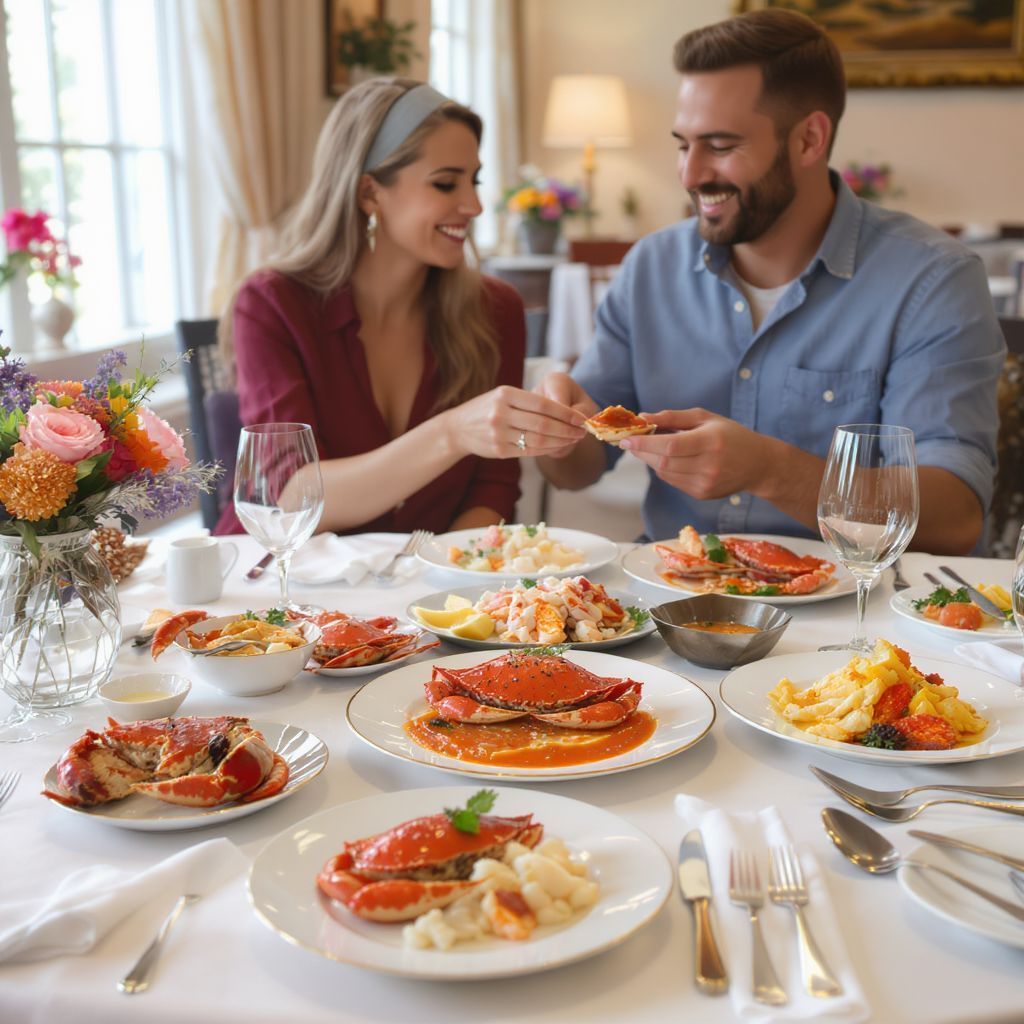 A rák ízét fokozzák a friss fűszerek alkalmazása.