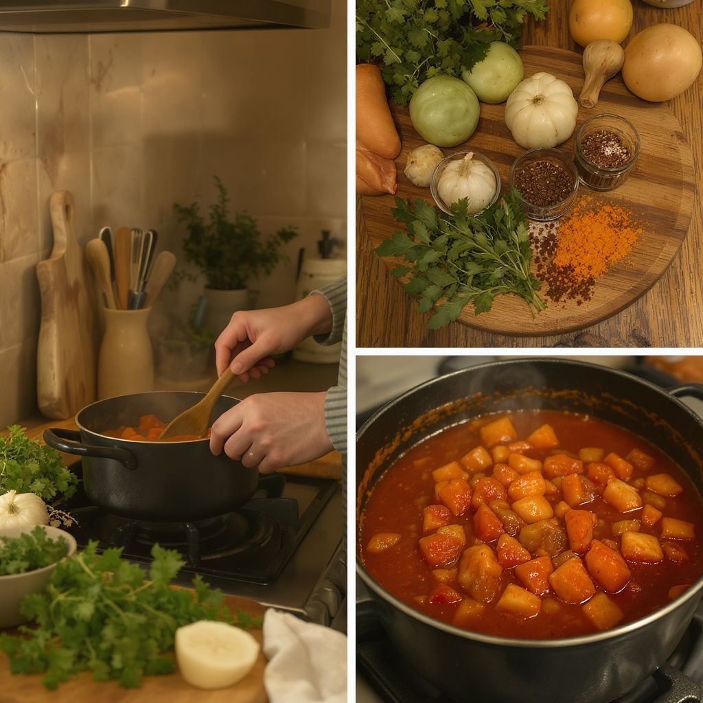 A szaftos állaghoz alacsony hőfokon való főzés szükséges.