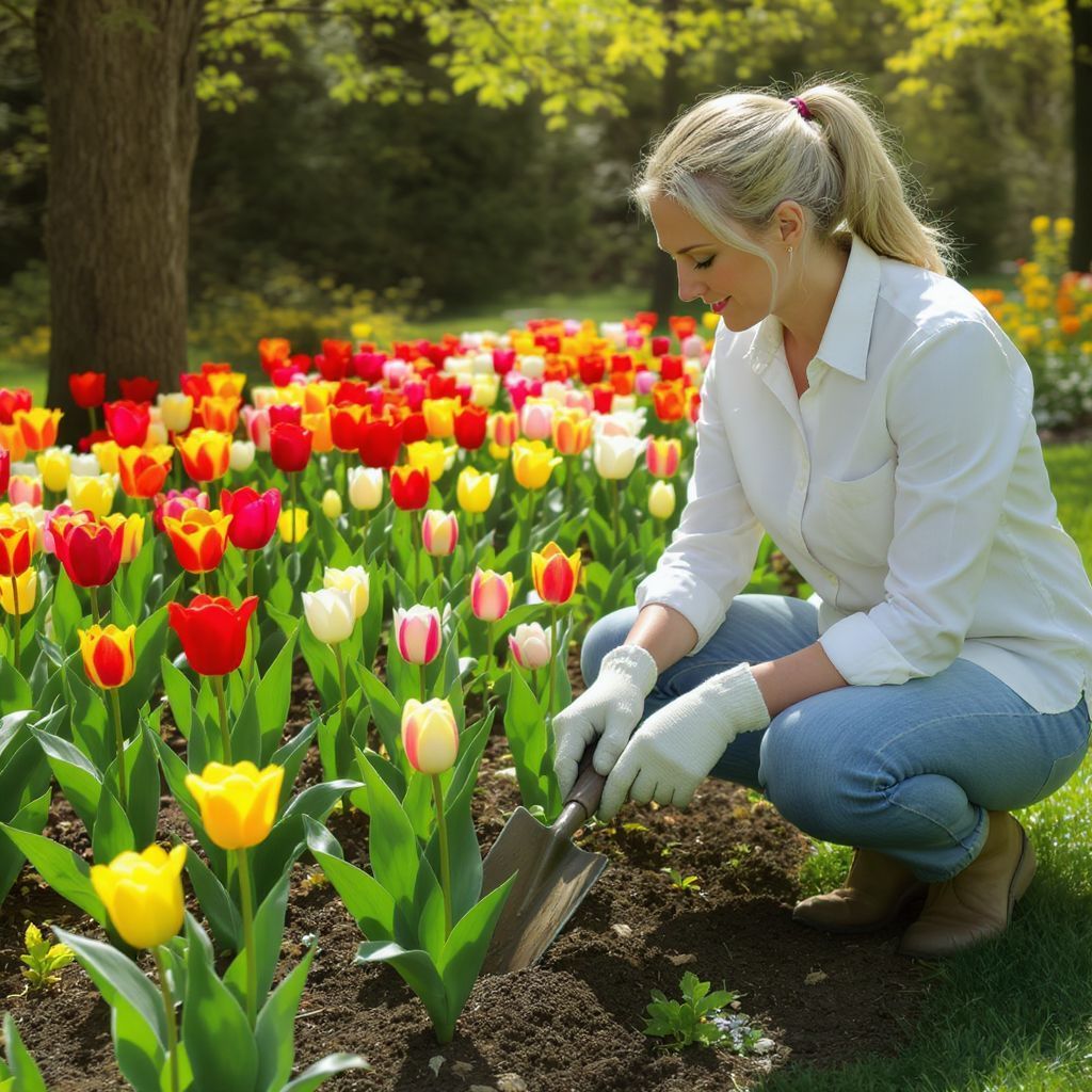 A tulipánok szín- és formaváltozatossága lenyűgöző.