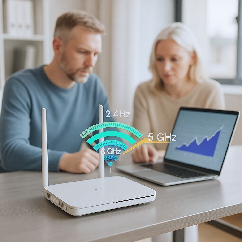 A 6 GHz-es sáv kevesebb interferenciát és gyorsabb sebességet biztosít.