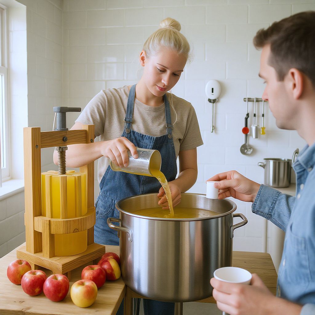 A szulfitozás segít megőrizni az almabor frissességét.