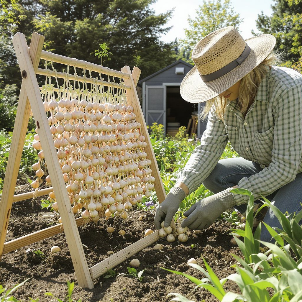 A fokhagyma betakarítása után mindig hagyjuk pihenni.