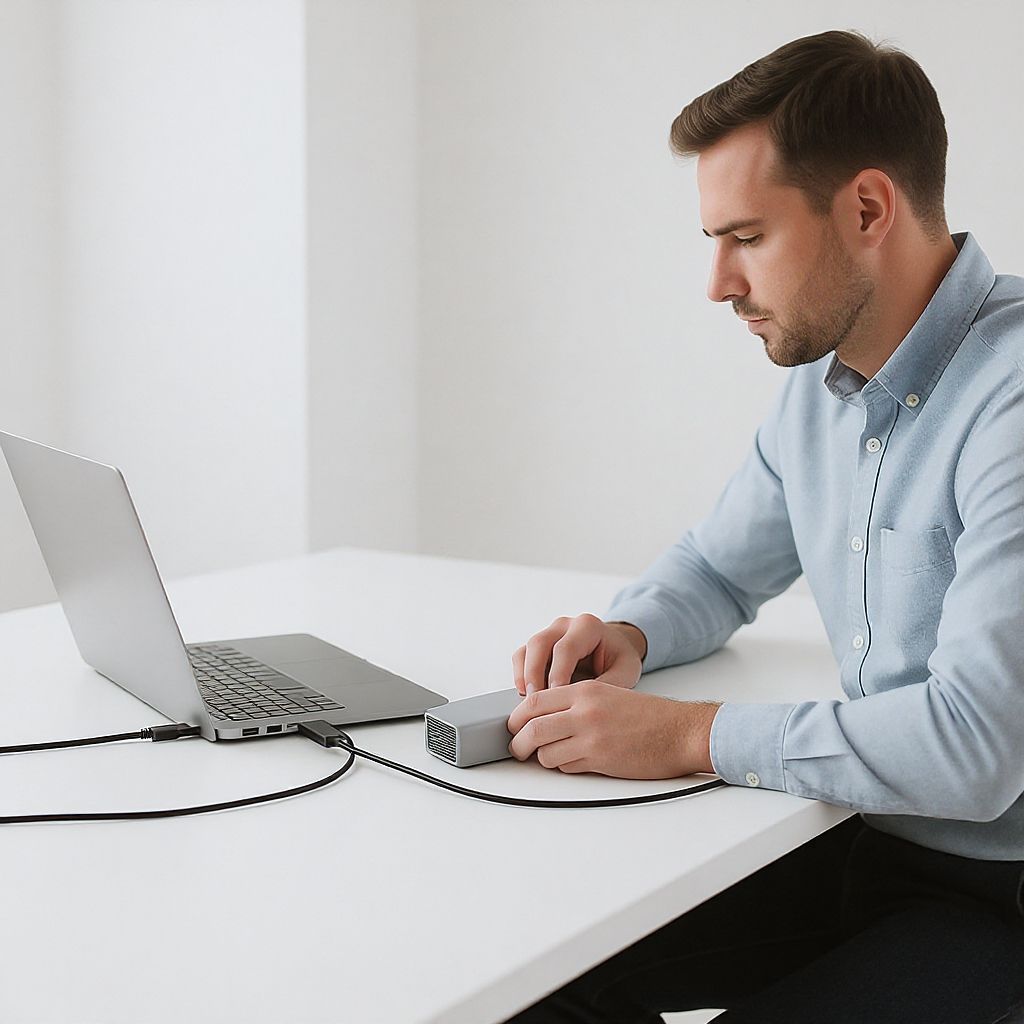 A USB-C csatlakozó gyorsabb adatátvitelt biztosít.