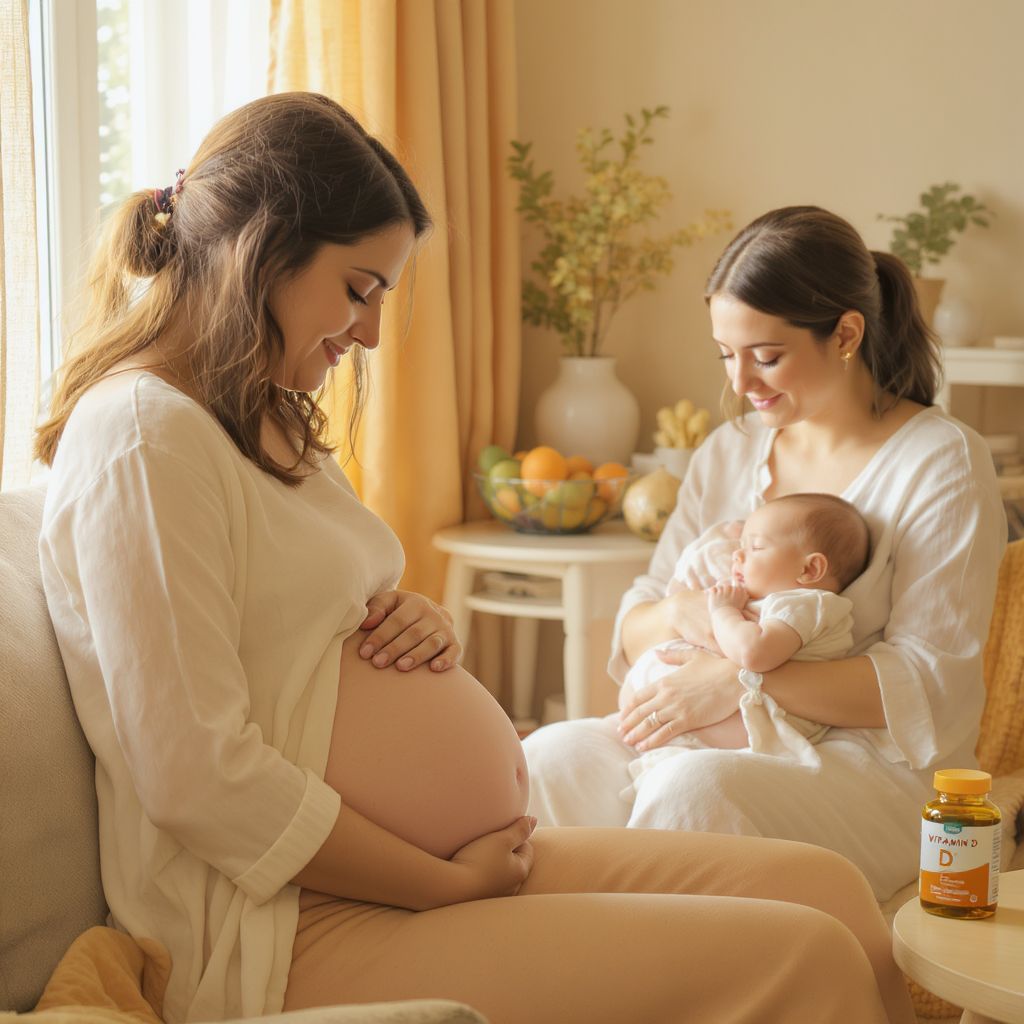 A D-vitamin elengedhetetlen a magzat fejlődéséhez.