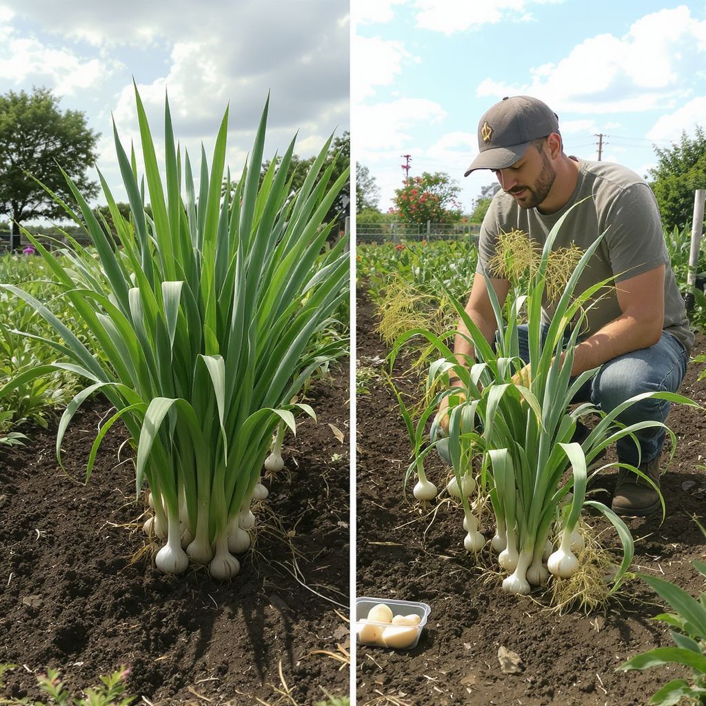 A keményszárú fokhagyma jobban bírja a telet.