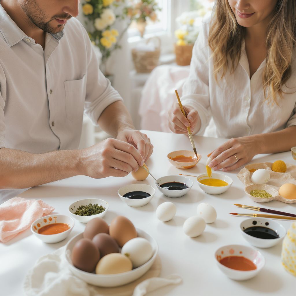 A tojásokat mindig alaposan tisztítsuk meg festés előtt.