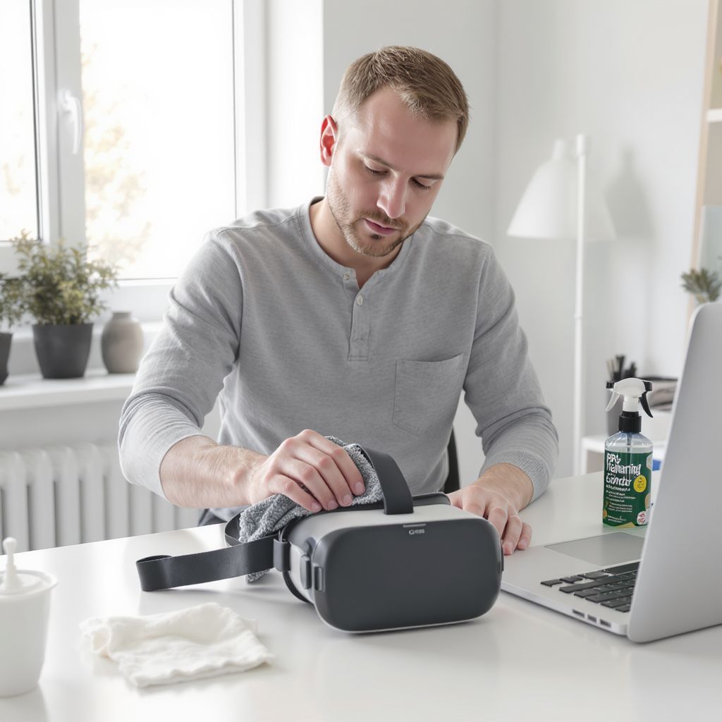 A VR szemüveg rendszeres tisztítása javítja a használati élményt.