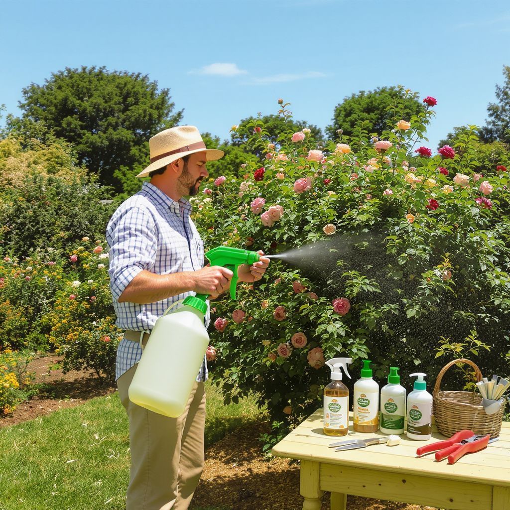 A rózsák permetezésének ideje tavasztól őszig változatos.