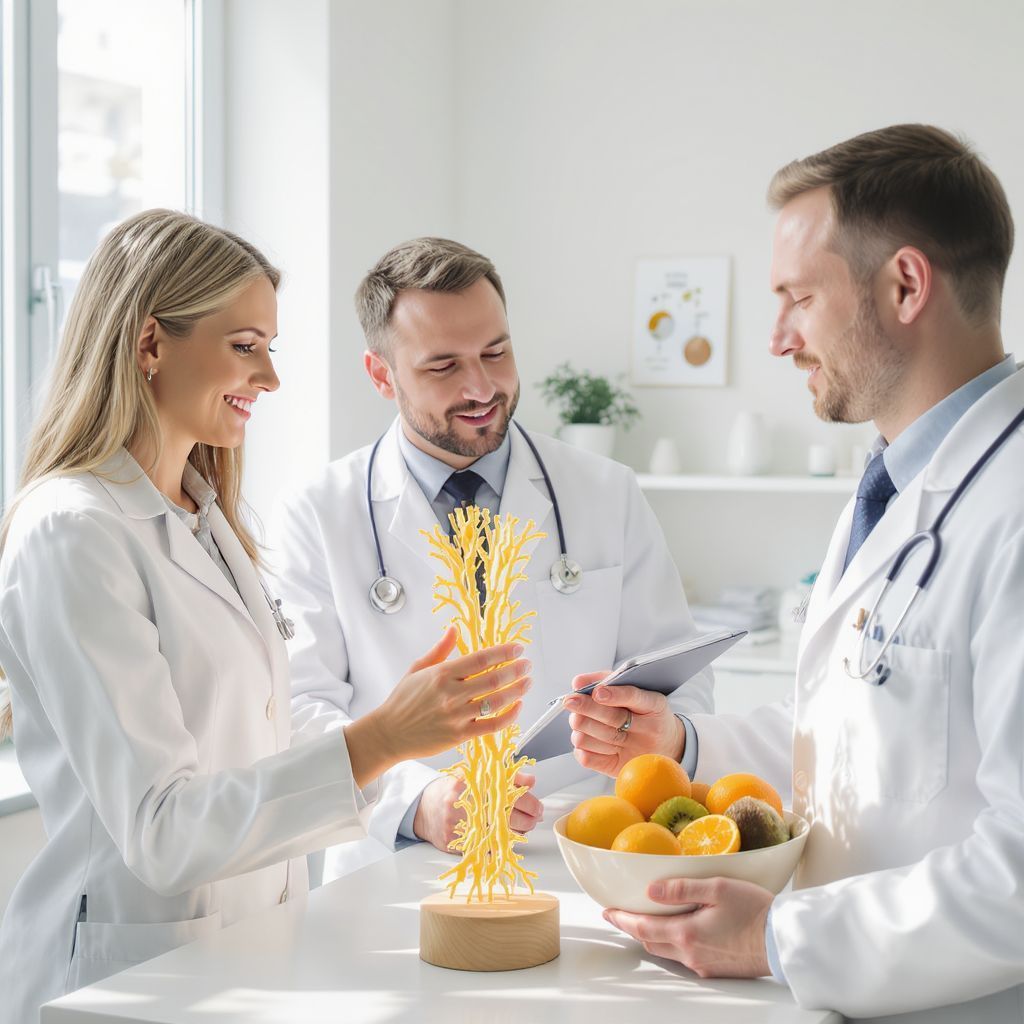 A C-vitamin elengedhetetlen a kollagén szintézishez és egészséghez.