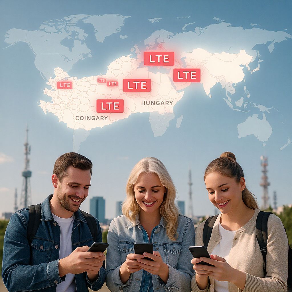 Magyarország LTE lefedettsége folyamatosan bővül az új technológiával.