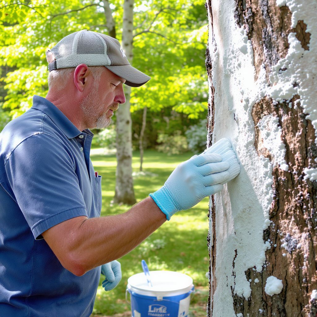 A meszelés allergiás reakciókat válthat ki érzékeny fákban.