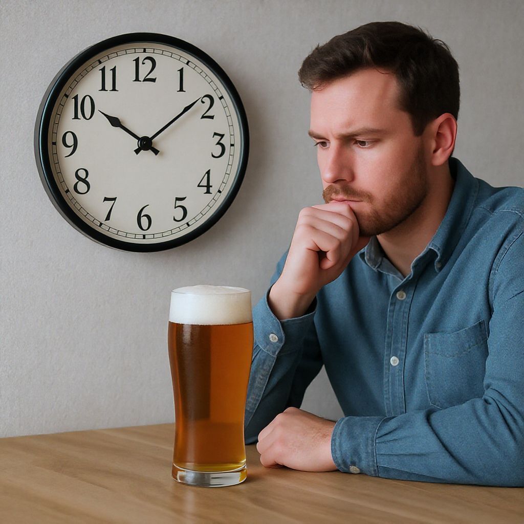 A sör kiürülése átlagosan 1-2 óra alatt történik.