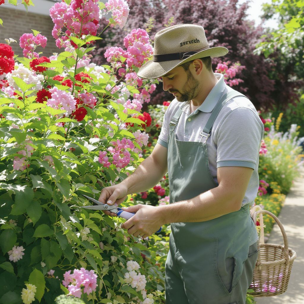 A metszés serkenti a virágzást és a növény egészségét.