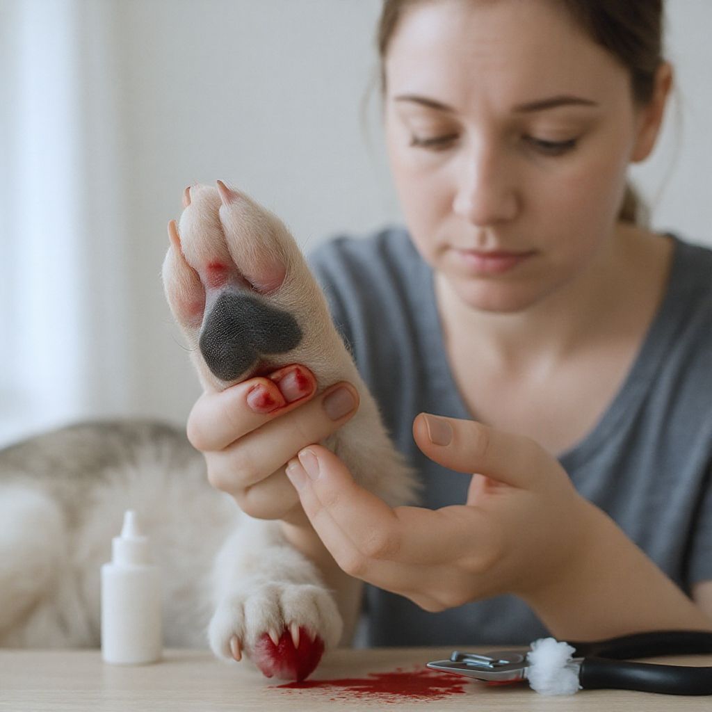 Használj gyorsan alvadó kötést a vérzés csökkentésére.