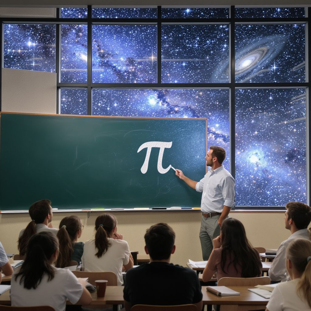 A pí segít a körök és gömbök kiszámításában.