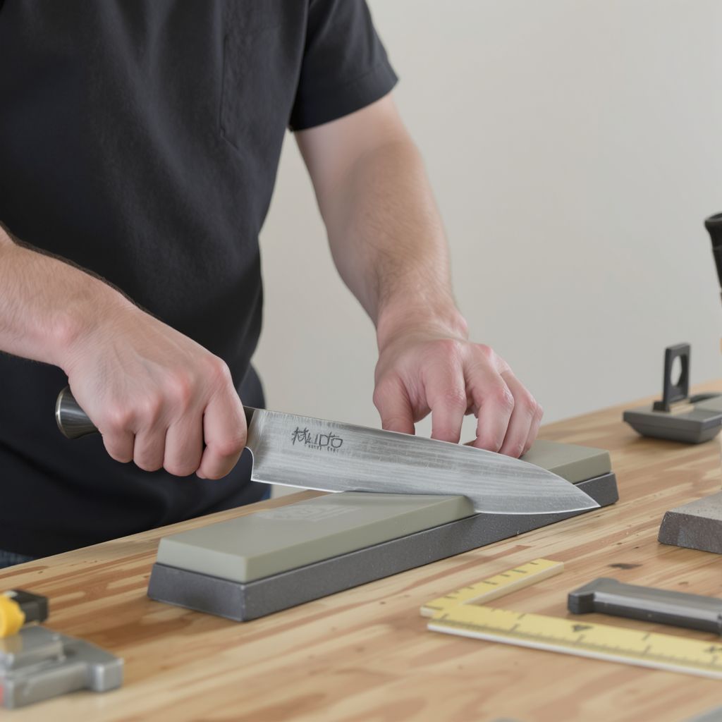 A fenőkő típusának kiválasztása kulcsfontosságú a késélezéshez.