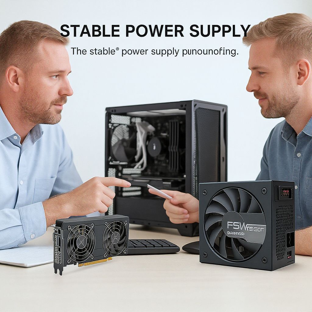 A megfelelő tápegység elengedhetetlen a videókártya stabilitásához.