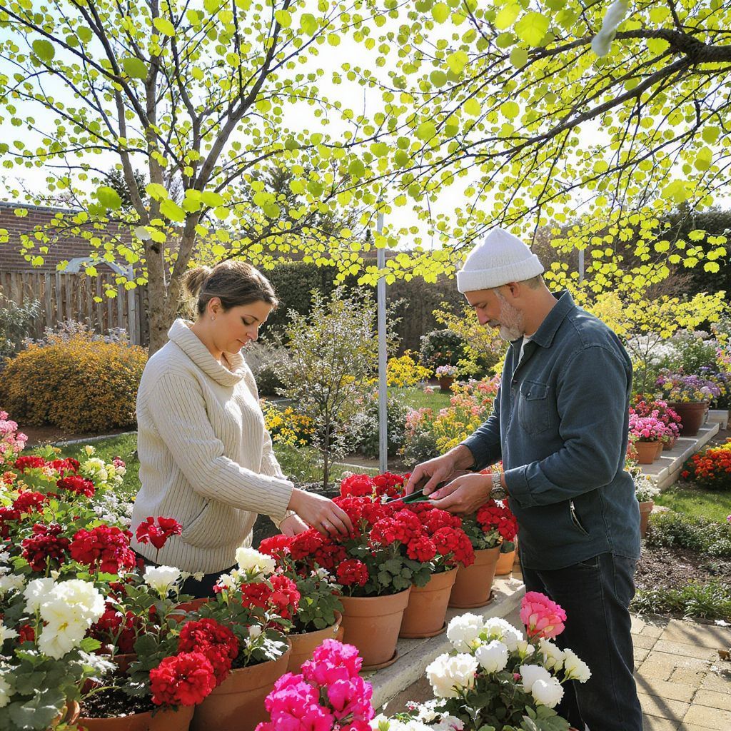 A muskátliknak érdemes napos helyet biztosítani tavaszkor.