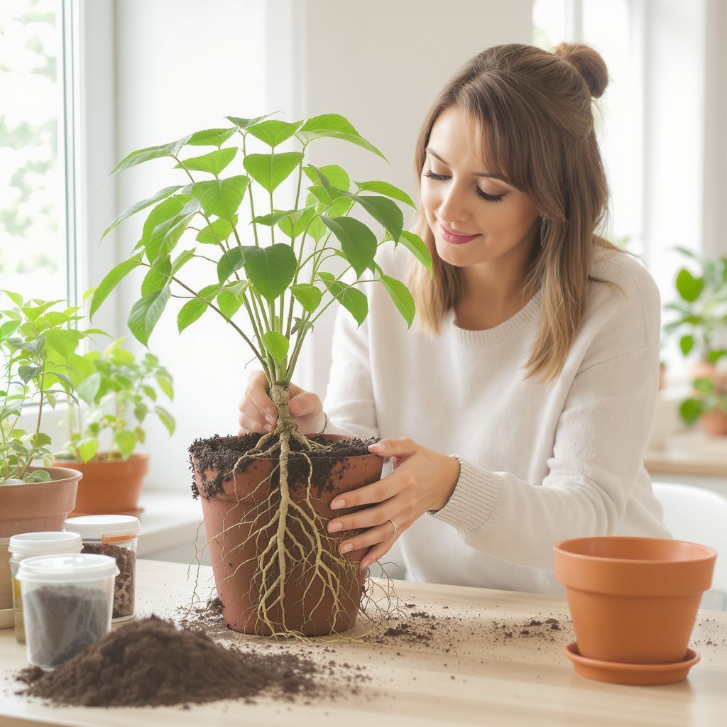 A gyökérszorulás megelőzéséhez fontos a megfelelő cserép mérete.