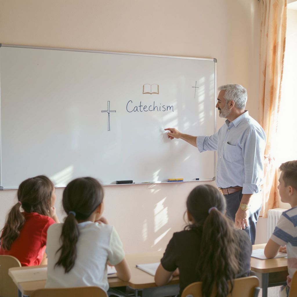 A katekizmus a hit alapjait és mélységét tanítja.