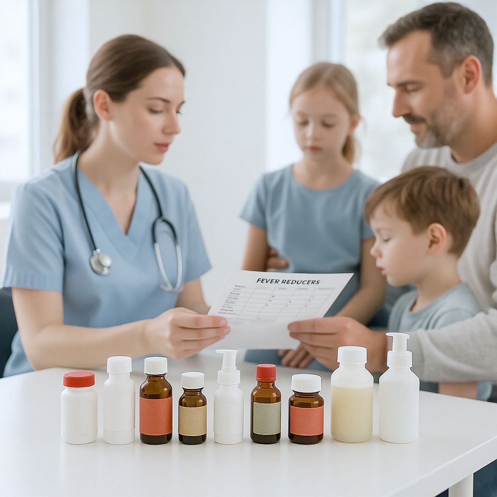 A leggyakoribb lázcsillapítók: paracetamol és ibuprofén.