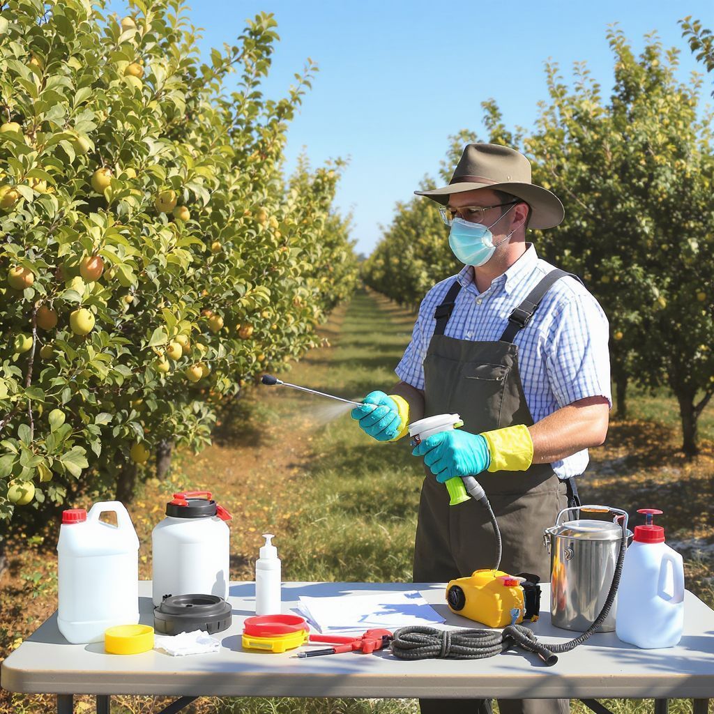 A megfelelő permetezés kulcsa a biztonságos gyümölcsvédéshez.