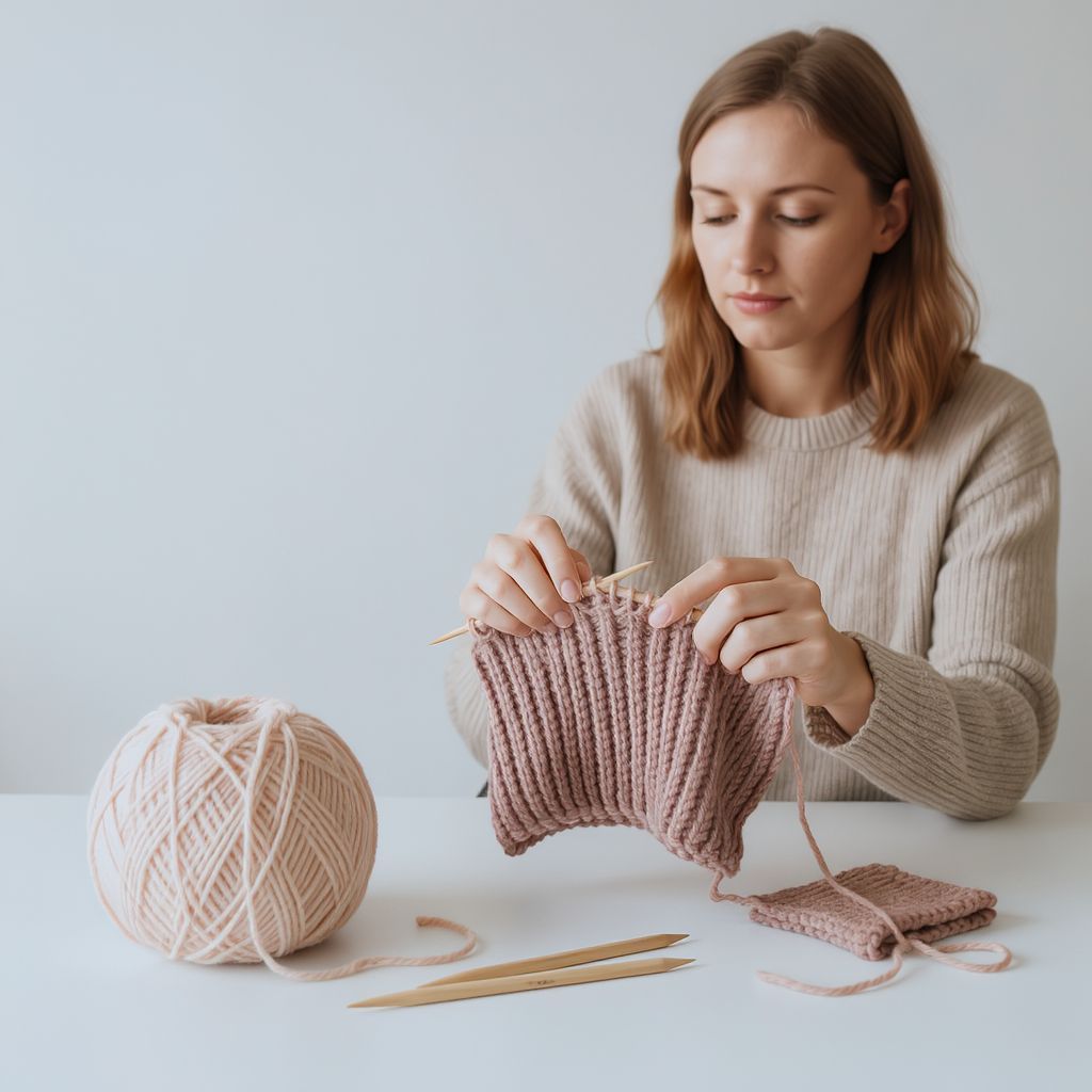 Sima és fordított szemek: alapozás a kötés művészetére.