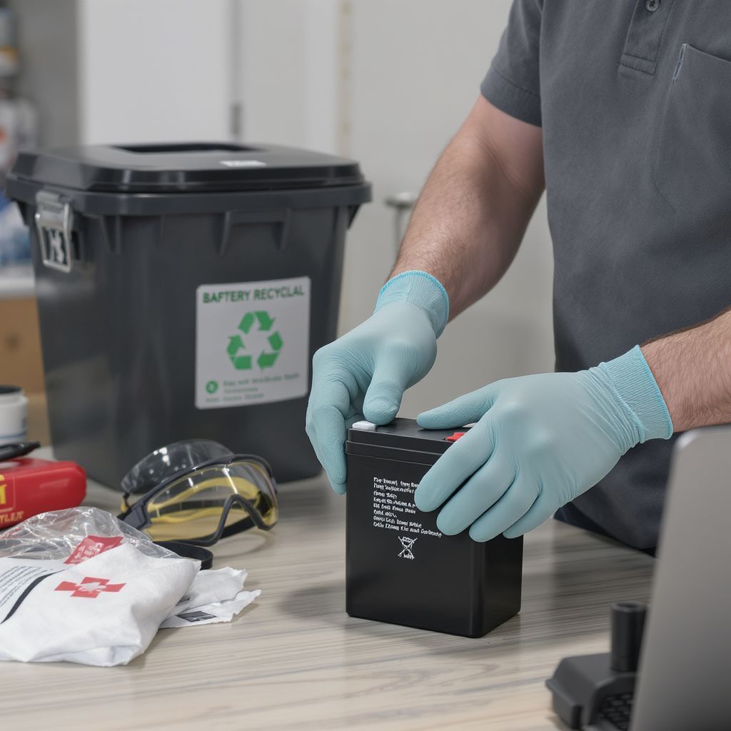 A régi akkumulátorokat környezetvédelmi szempontból biztonságosan kell kezelni.