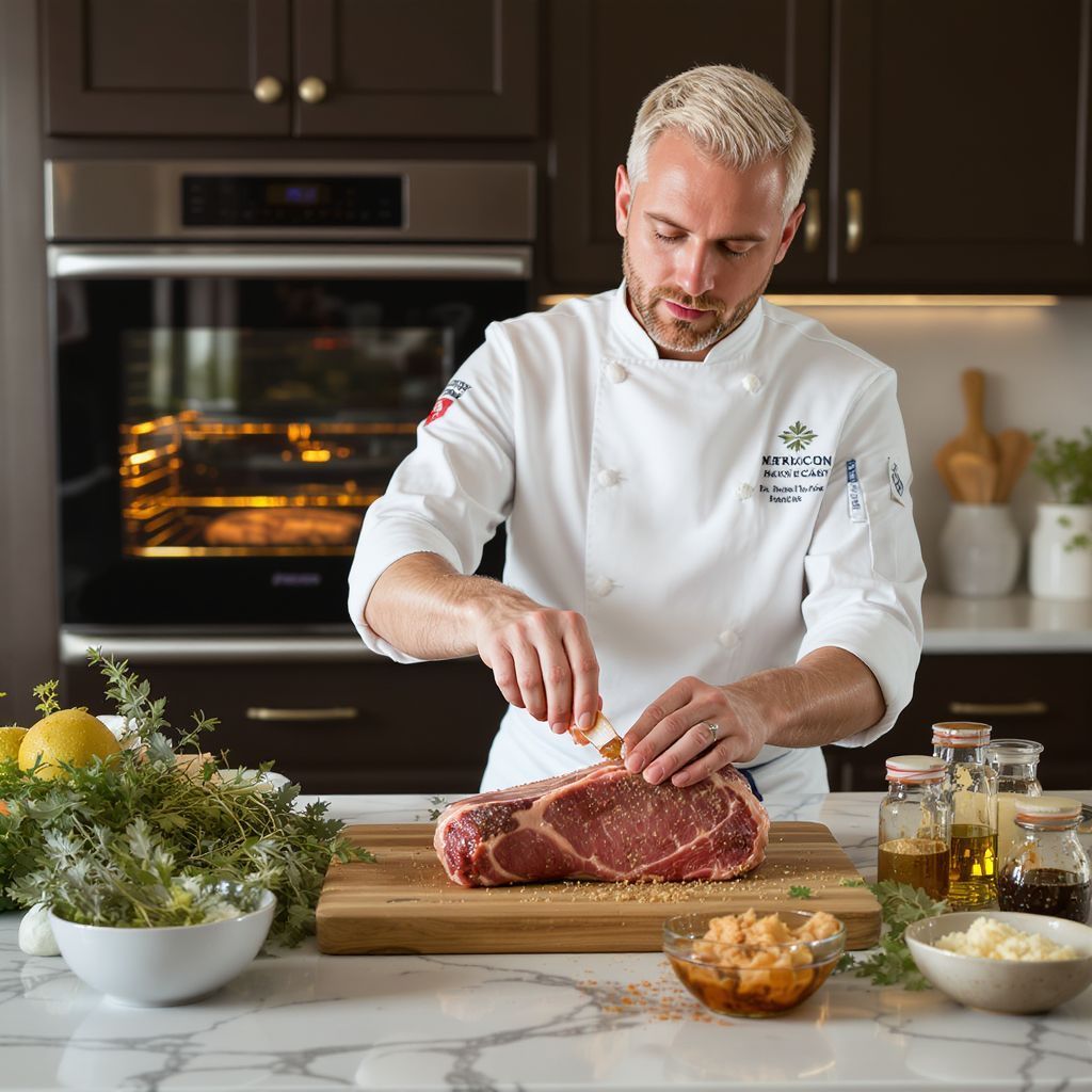 A fűszerezés kiemeli a hús ízét és aromáját.
