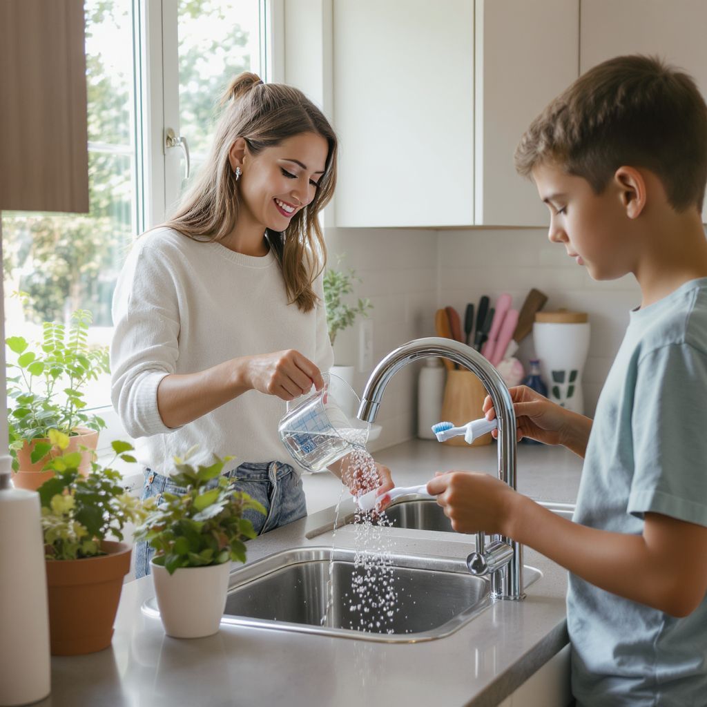 A vízgyűjtő edények használata csökkenti a pazarlást.