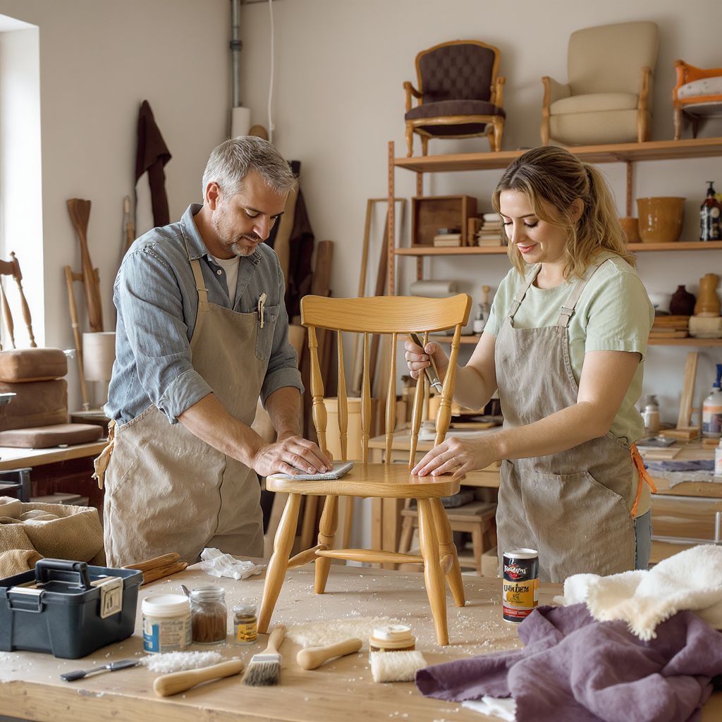 Folyamatos ápolás megőrzi a felújított bútorok szépségét.