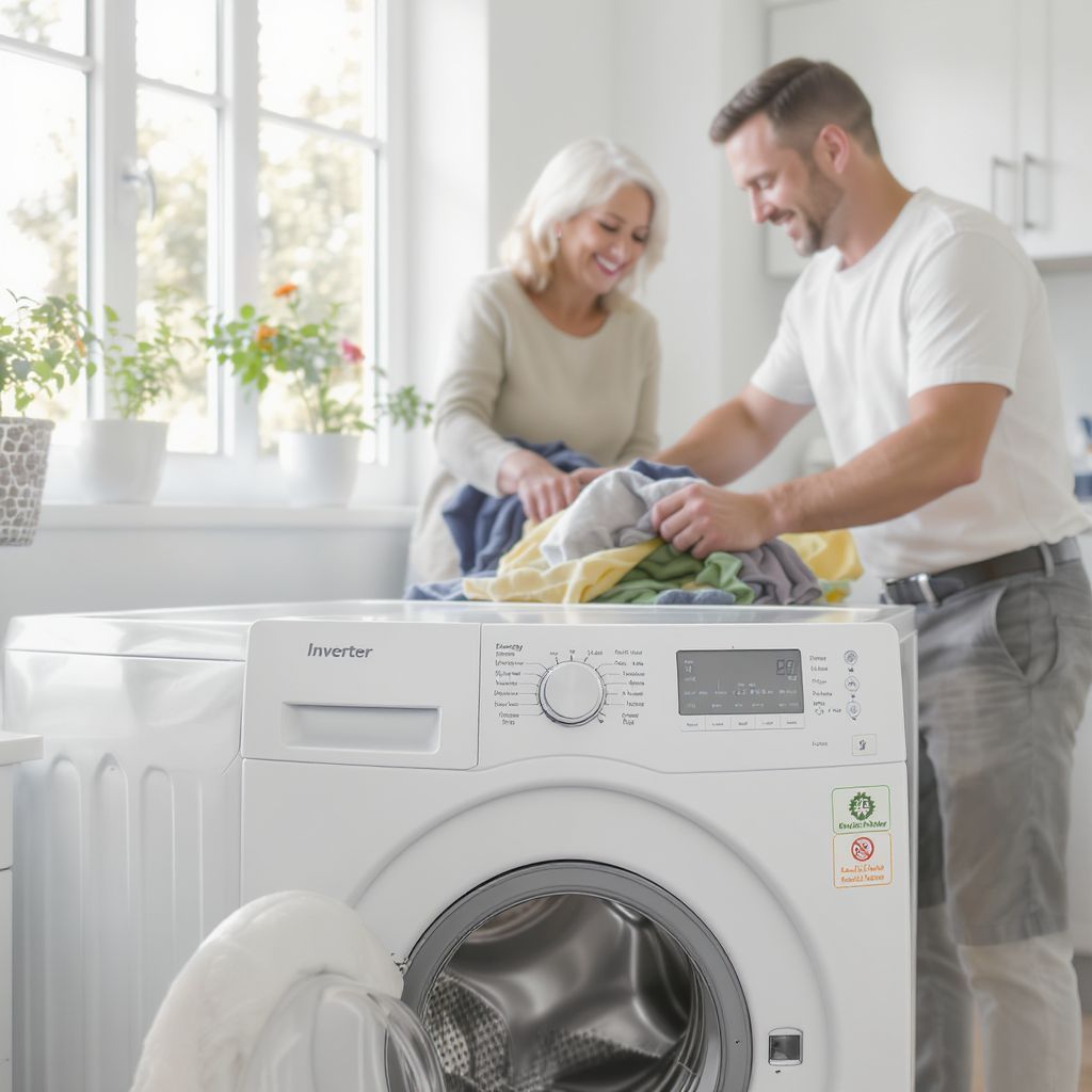 Az inverteres mosógépek kevesebb kopást és hosszabb élettartamot biztosítanak.