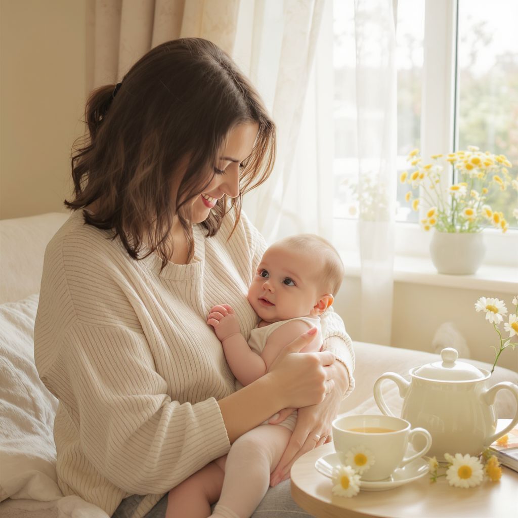 Csecsemőknek 1-2 teáskanál kamilla tea ajánlott naponta.