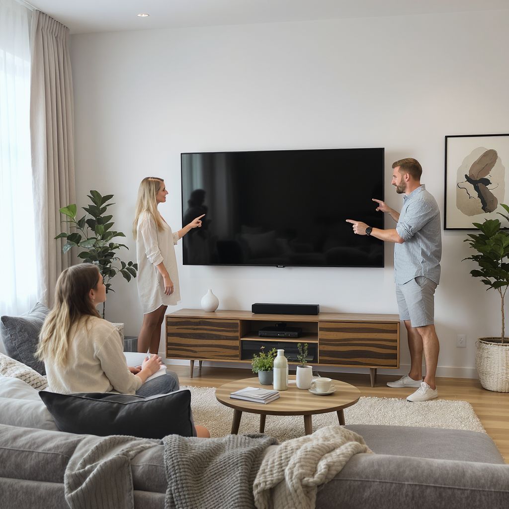 A televízió dizájnja meghatározza a nappali hangulatát.