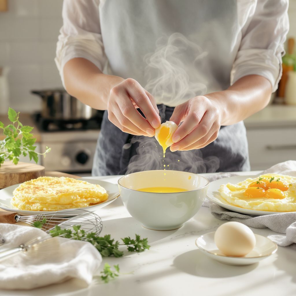 A tojás kiváló fehérjeforrás, számos ételben felhasználható.