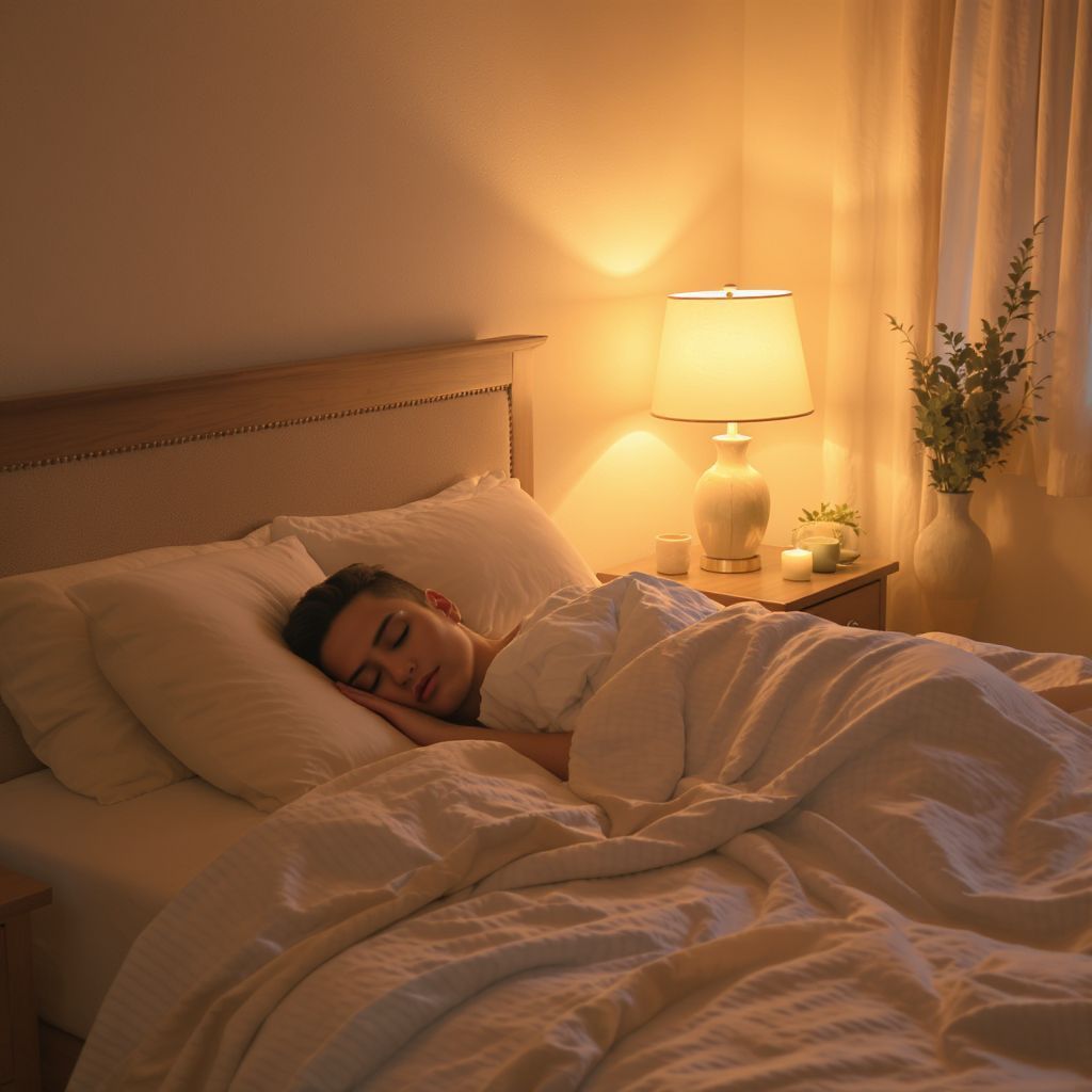 A puha világítás segíti a pihenést és alvást.