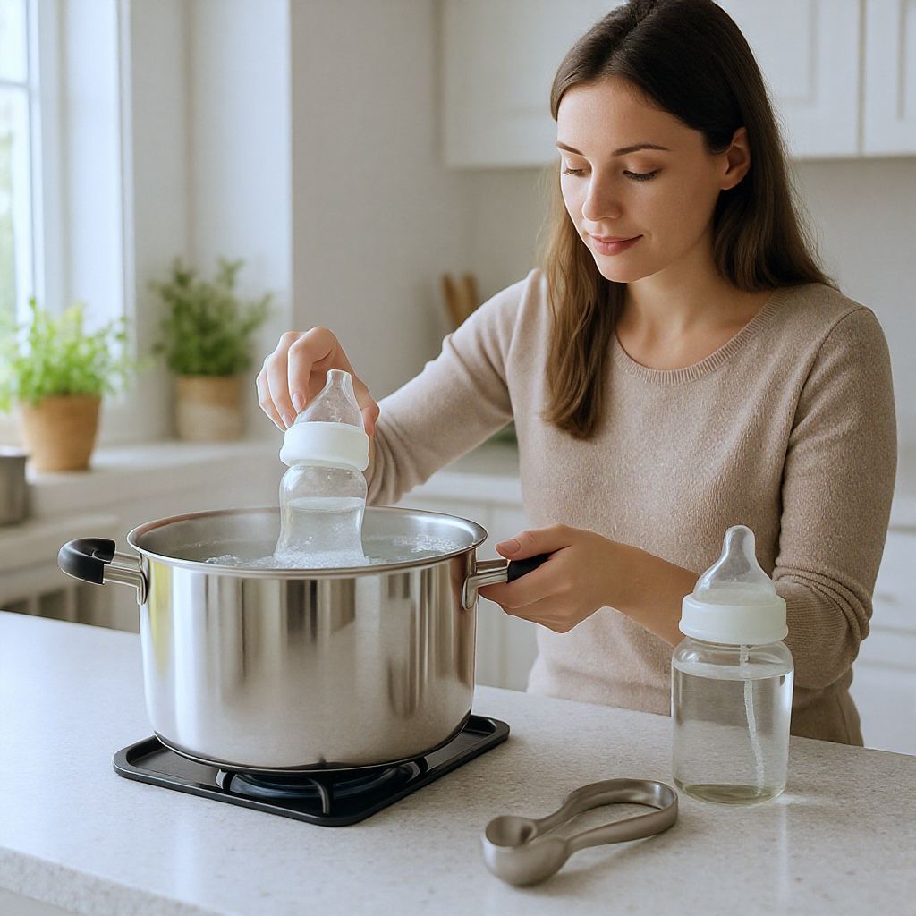 A cumisüveg kifőzése biztosítja a maximális higiéniát.