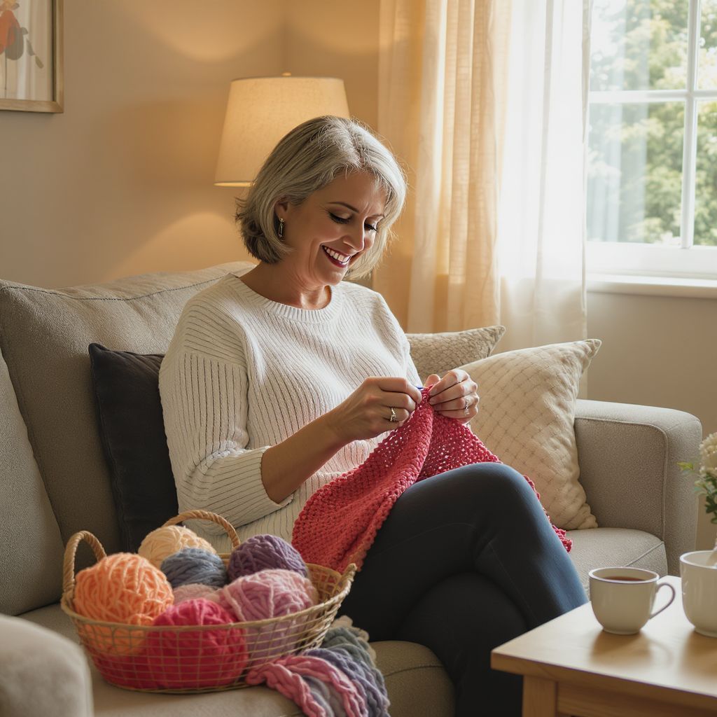 A horgolás csökkenti a stresszt és javítja a koncentrációt.