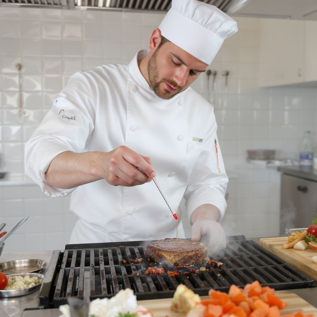 A megfelelő maghőmérséklet garantálja a tökéletes hamburgerélményt.